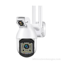 PTZ Dual lens Wireless Dome Surveillance CCTV Camera
